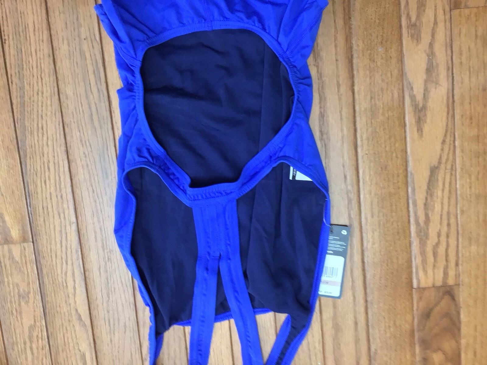 New Speedo Swimsuit 1 Pc Endurance Supro A Size 12/38 Royal Blue Racer (T1-10)