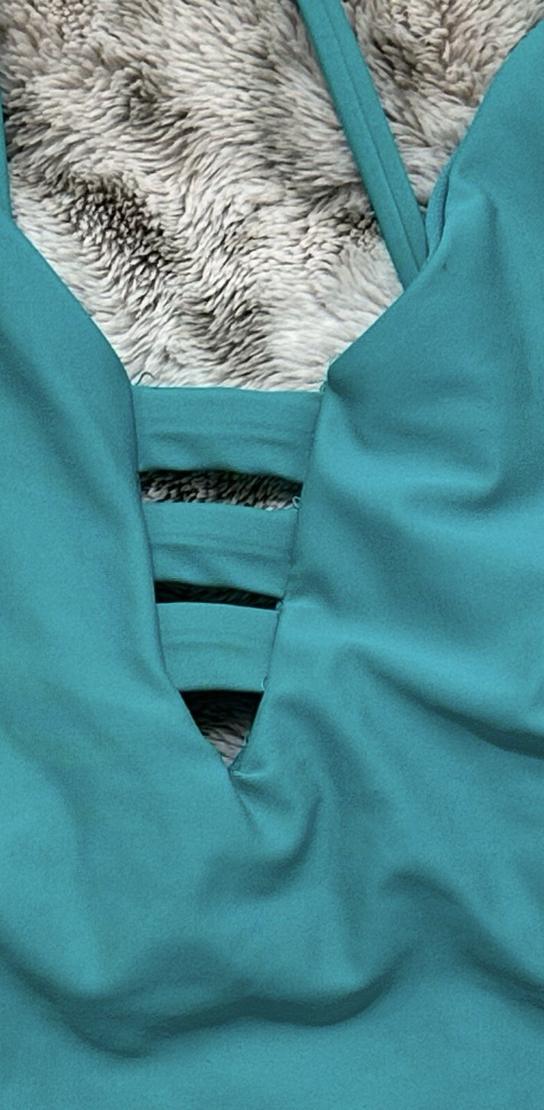 Endless Sun Swimsuit Women Medium Strechy Sexy Turquoise Used