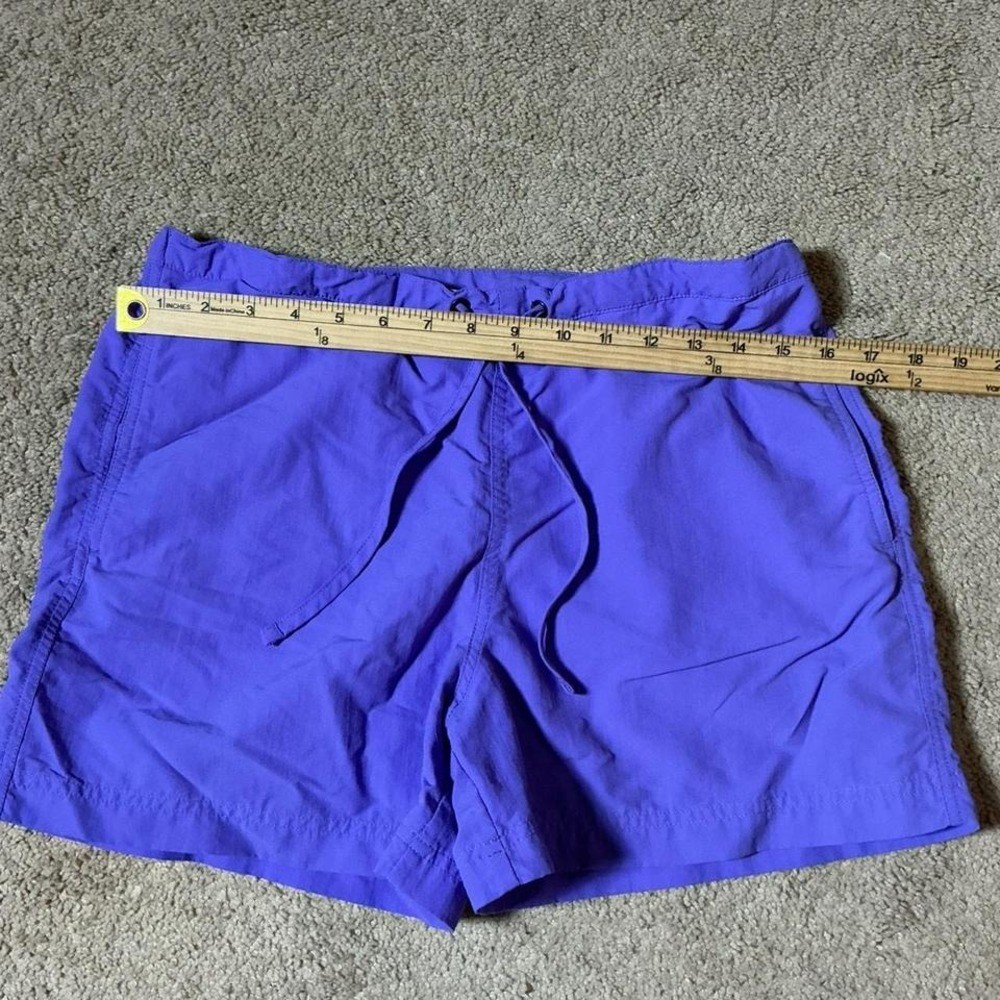 L.L.Bean Women’s Purple Nylon Quick Dry Swim Trunks Shorts Size S