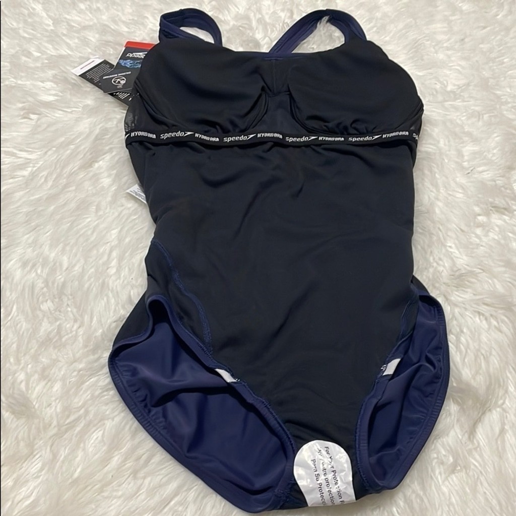 Women’s Speedo Fusion Splice One Piece Swimsuit Sz 14