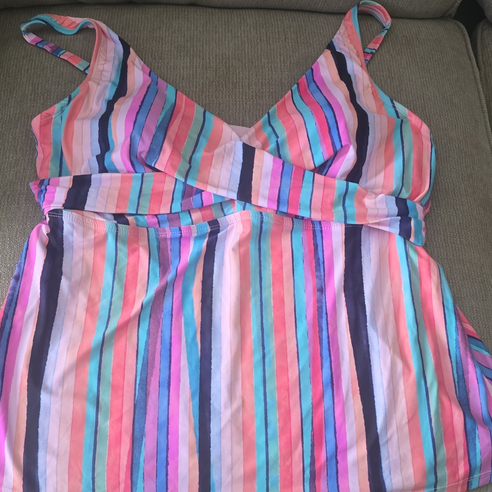 Women’s Multicolor Swim Tankini