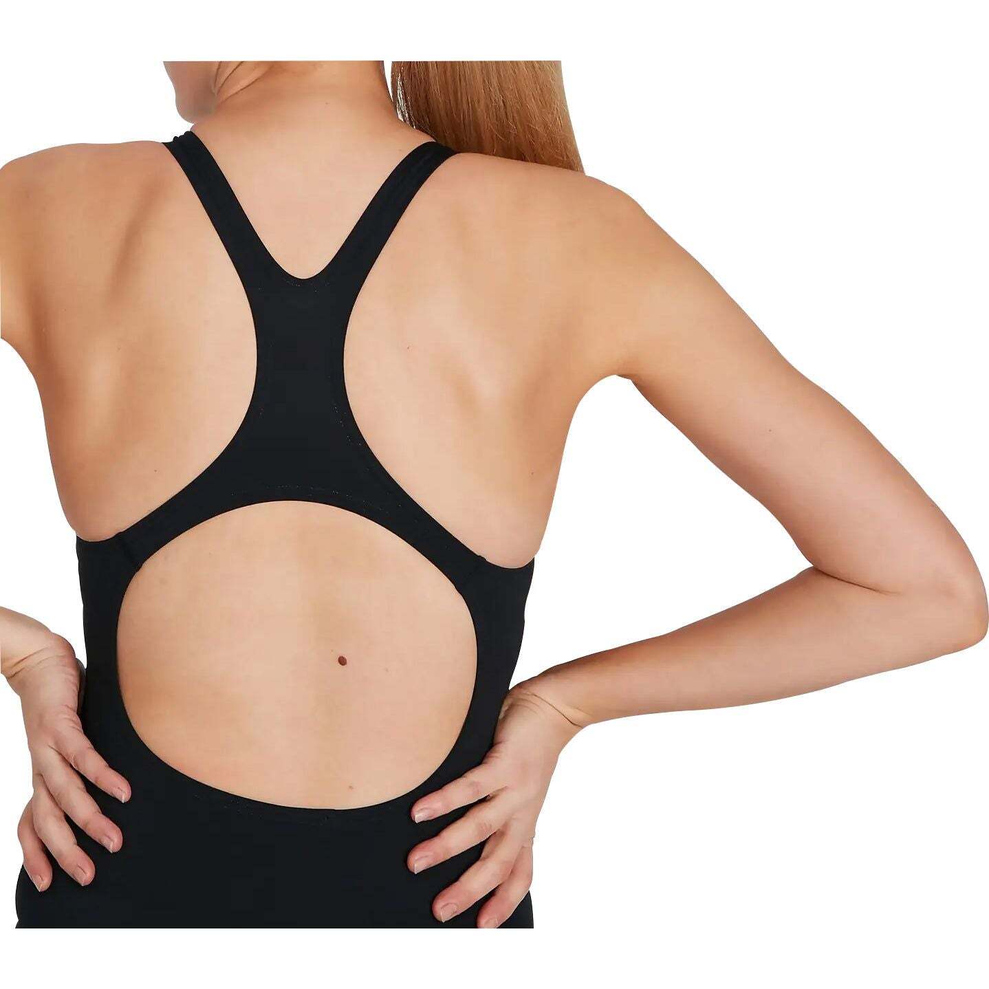 Speedo Digital Placement Medalist Womens Swimsuit Blue Swimming Lined Ladies