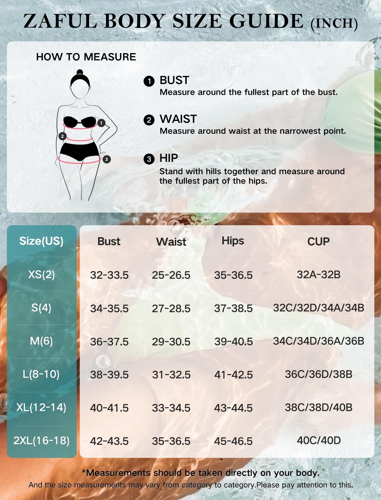 ZAFUL Women’s Two Piece Bikini Sets Triangle Halter Swimsuit Deep V Cowl Neck…