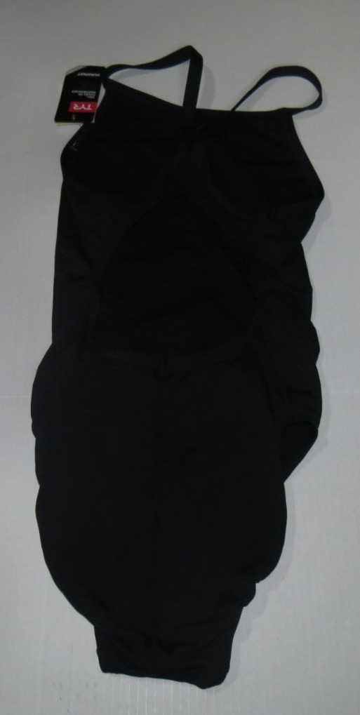 p7 TYR Women’s 32 Swimsuit Durafast Diamondfit Solid Black DDRF7A NWT $70