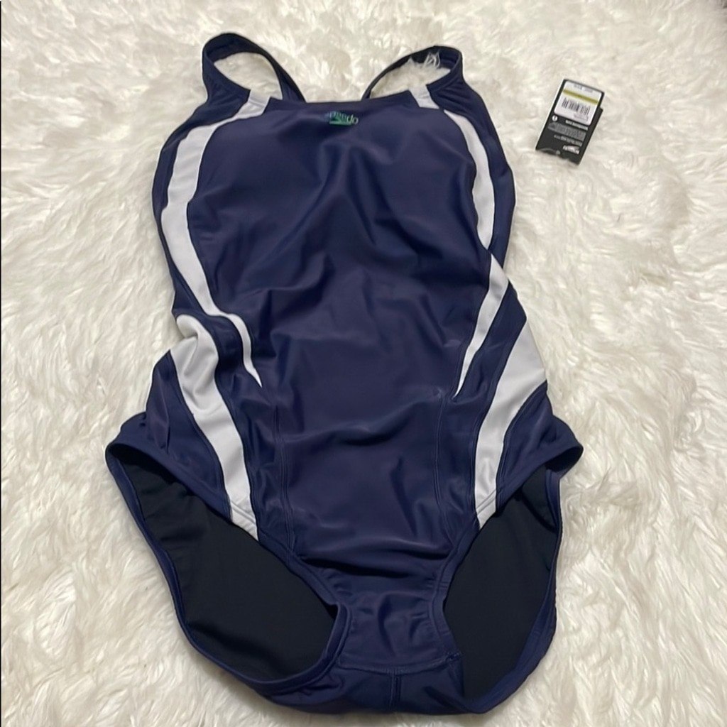 Women’s Speedo Fusion Splice One Piece Swimsuit Sz 14