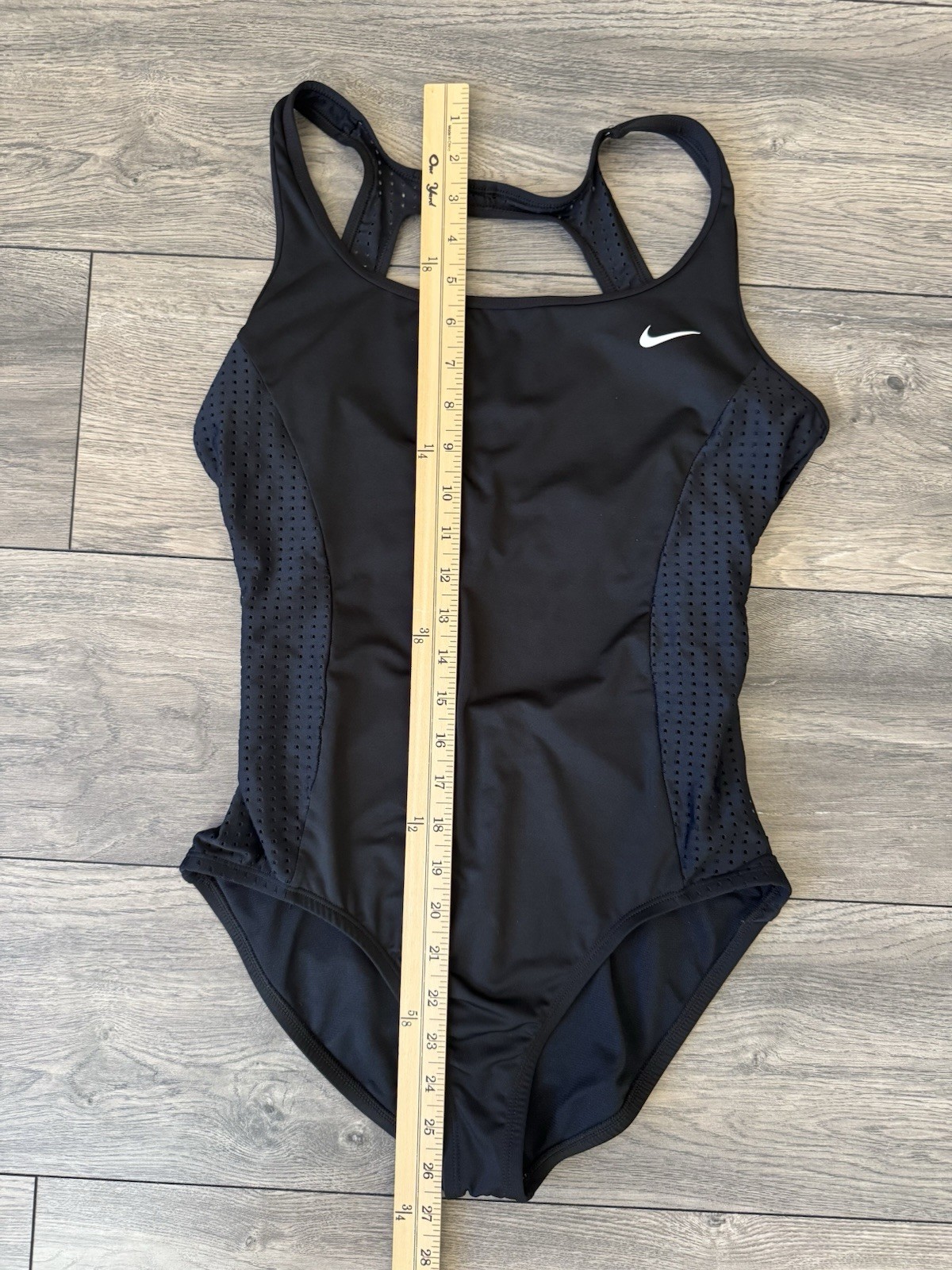 Nike One Piece Competitive Swimwear Swimsuit Swimming Black Size M