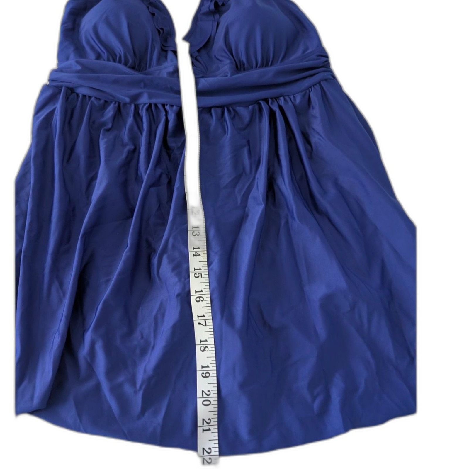 Women’s Blue Swimsuit Dress 3XL NWOT