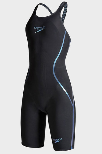 Speedo Fastskin LZR Racer X Openback Kneeskin Black, Women’s Size 28