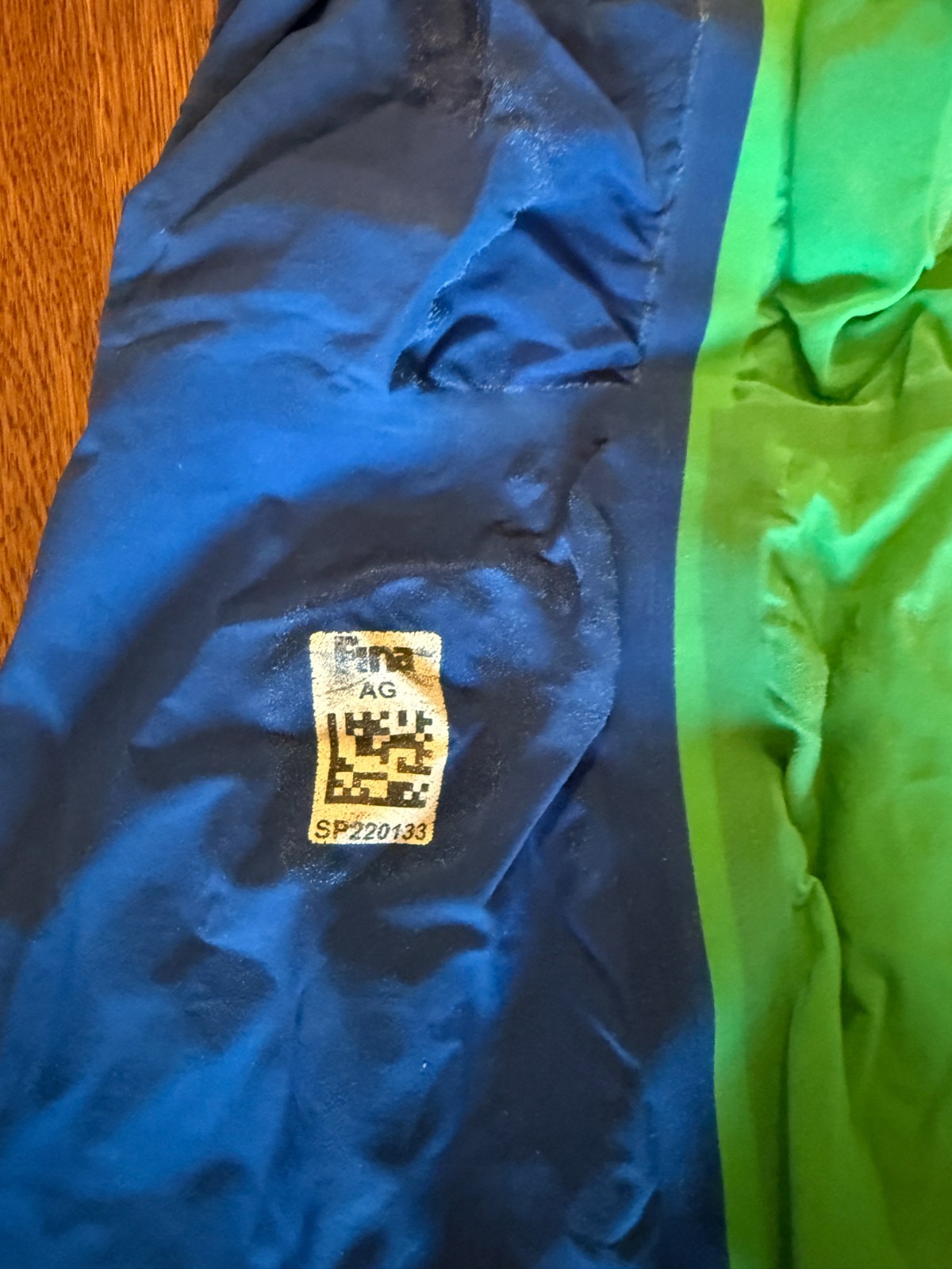 Speedo LZR Racer Elite 2 Womens Kneeskin Swim Sz 25 Closed Back Blue/Green