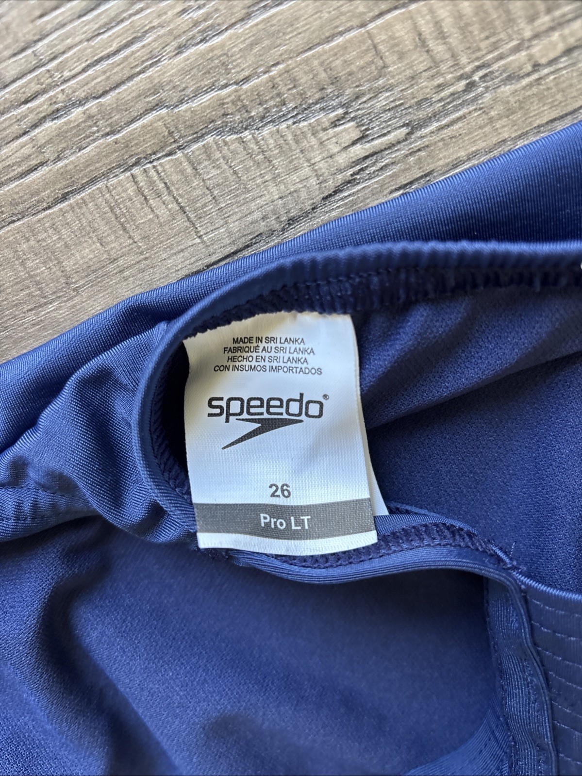 Speedo Pro LT Swimsuit team Navy Blue women’s sz 26