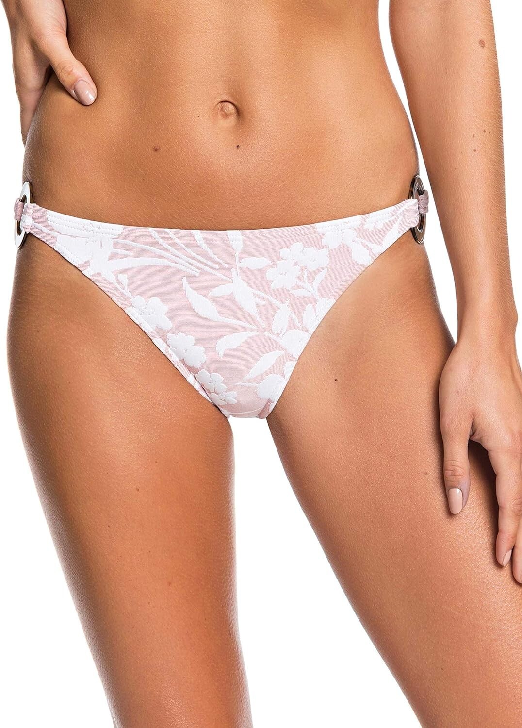 Roxy – Womens Groovy Wave Mini Bo Bikini Bottom Ash Rose Large NWT