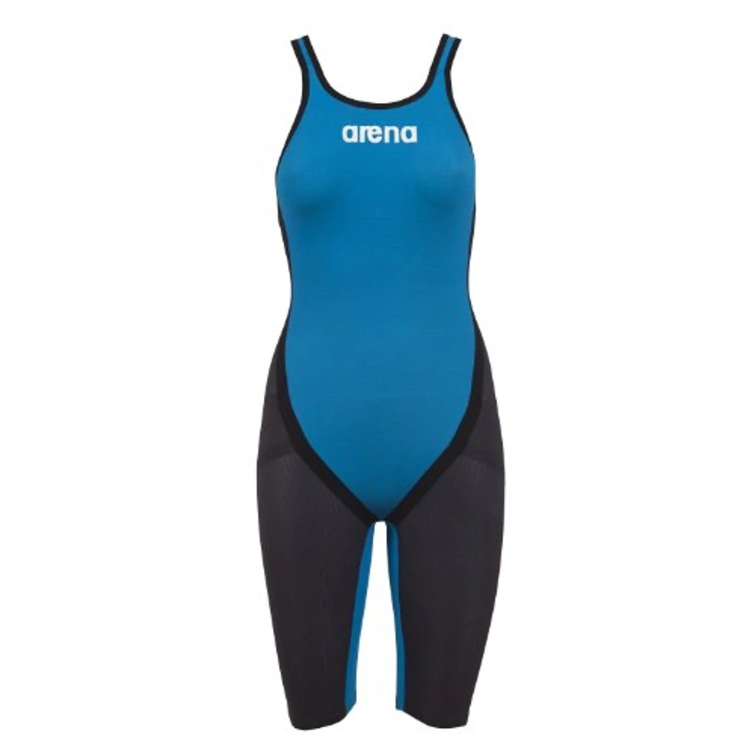 Arena Women’s Powerskin Carbon Flex Kneeskin Suit, Size 28, Blue/Black