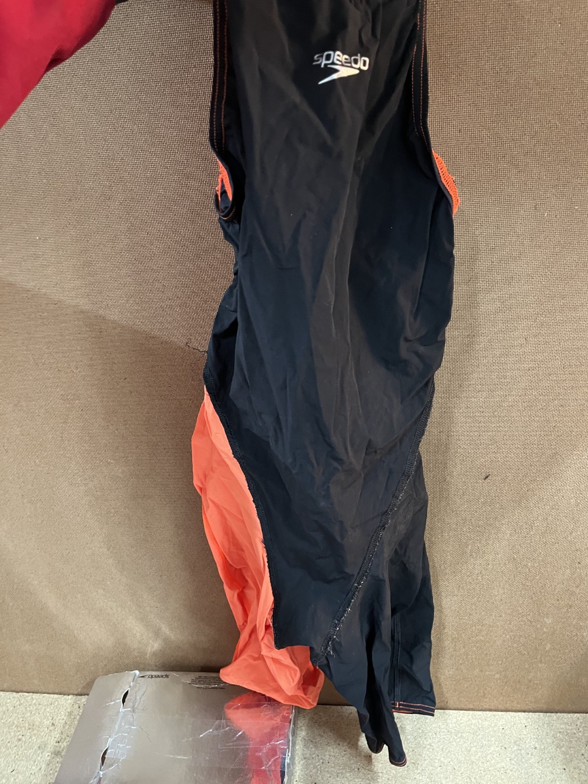Speedo LZR Racer Pro Recordbreaker Kneeskin Size 26 Female Orange Black C80