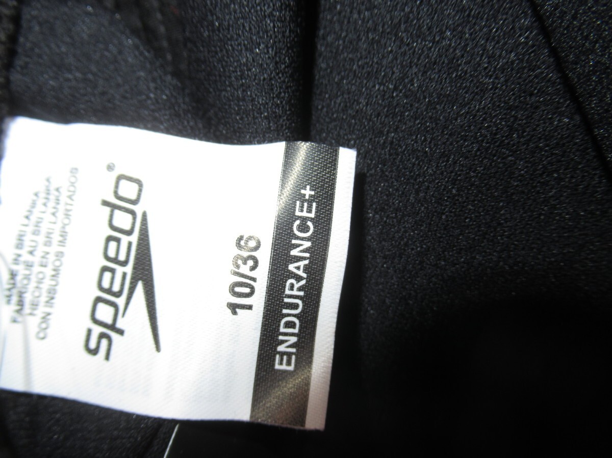 Speedo FL Endurance Supro A Team Black Competitive Swimsuit 10/36 New