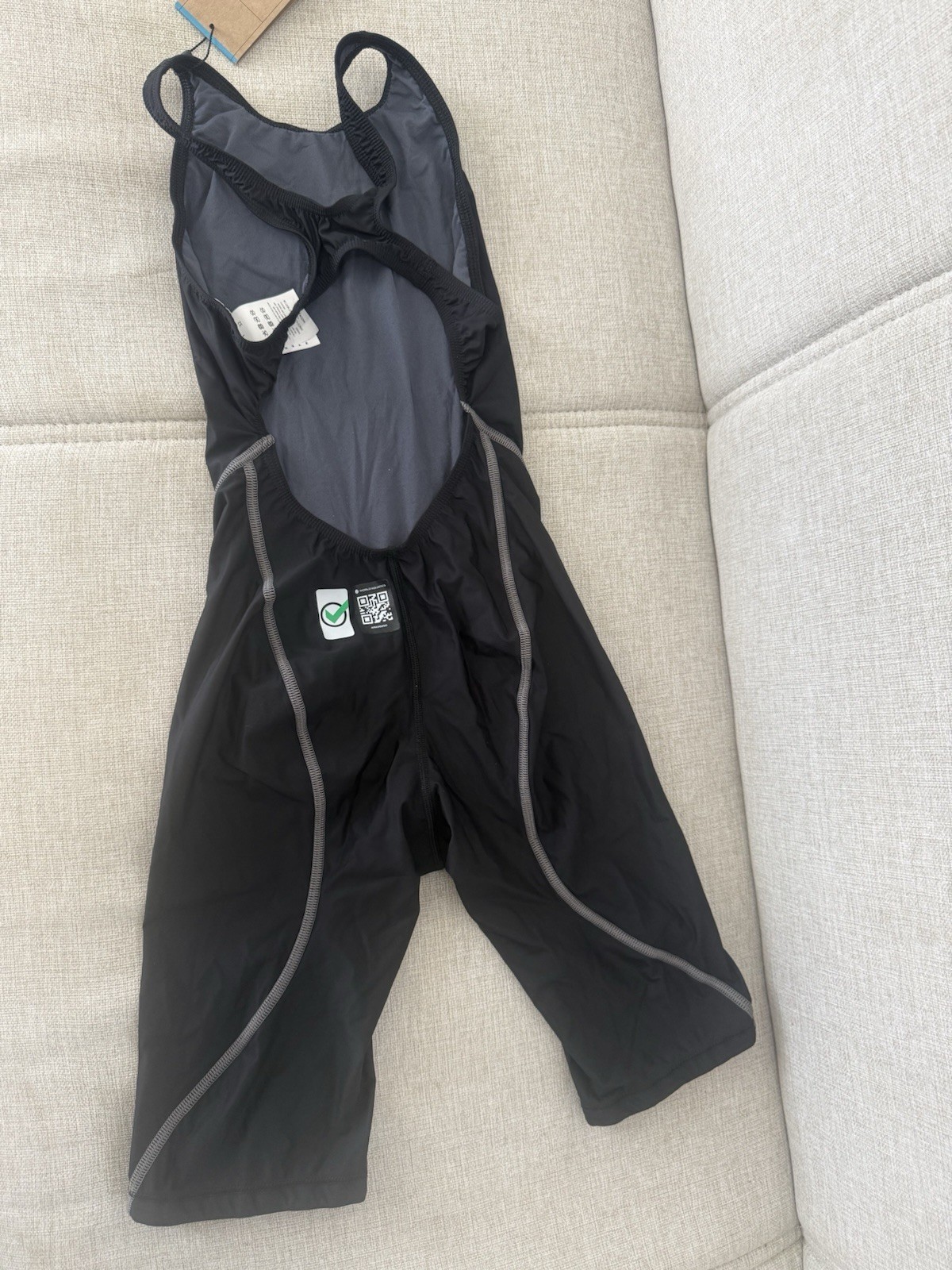 Arena Powerskin ST Next Open Back Tech Suit Swimsuit Black NWT Women Size 28