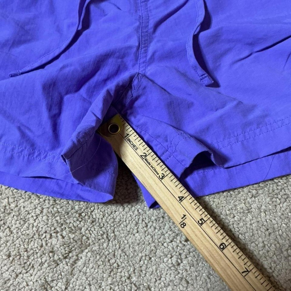 L.L.Bean Women’s Purple Nylon Quick Dry Swim Trunks Shorts Size S