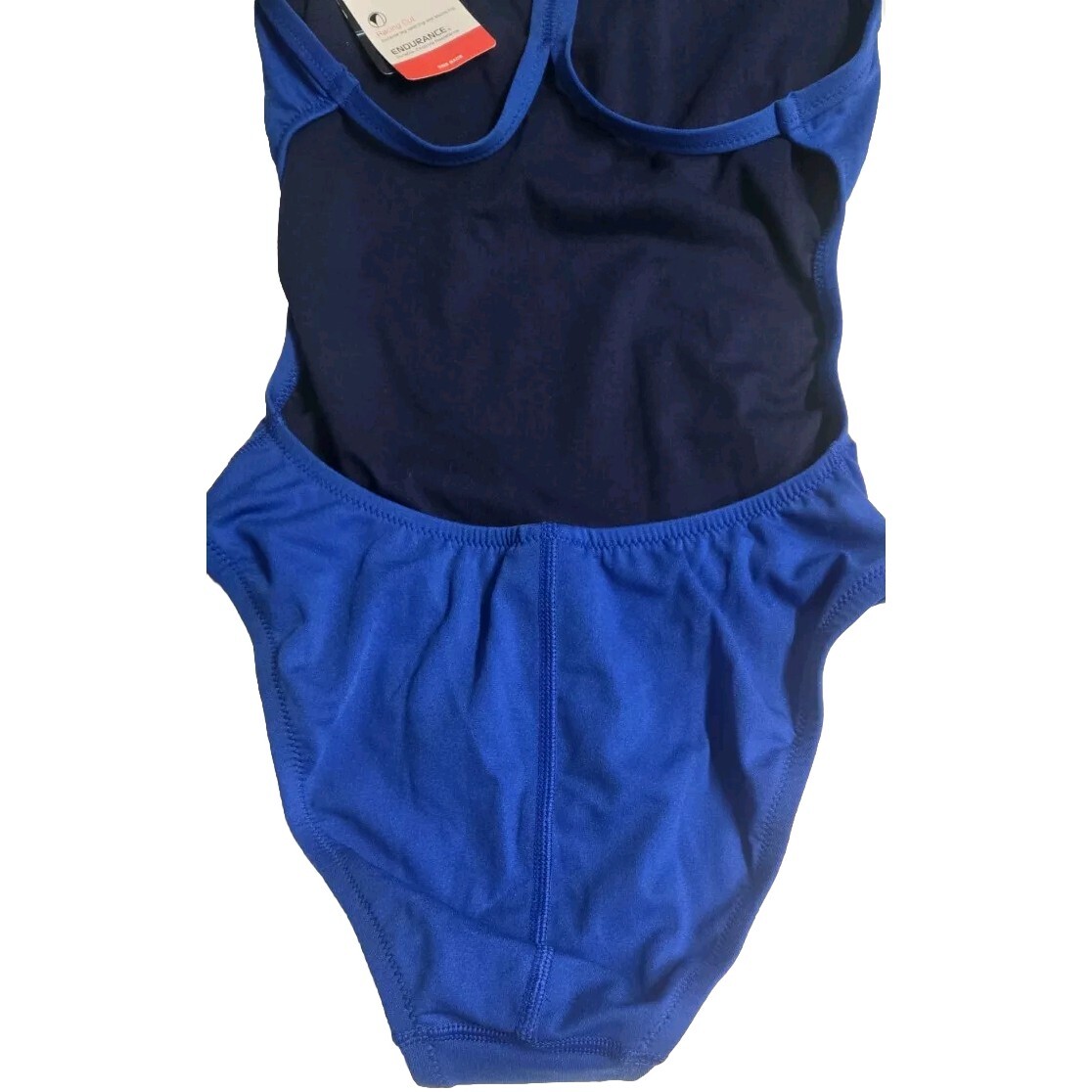 Speedo Endurance Swimsuit Racing Cut Royal Blue Size 30