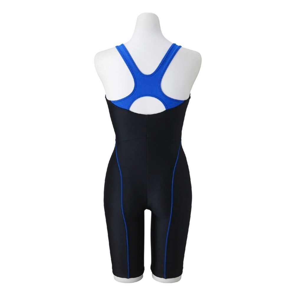 Mizuno Women’s Stroke ONE Swim Fitness All-in-One Suit N2JGC33092 Black/Blue