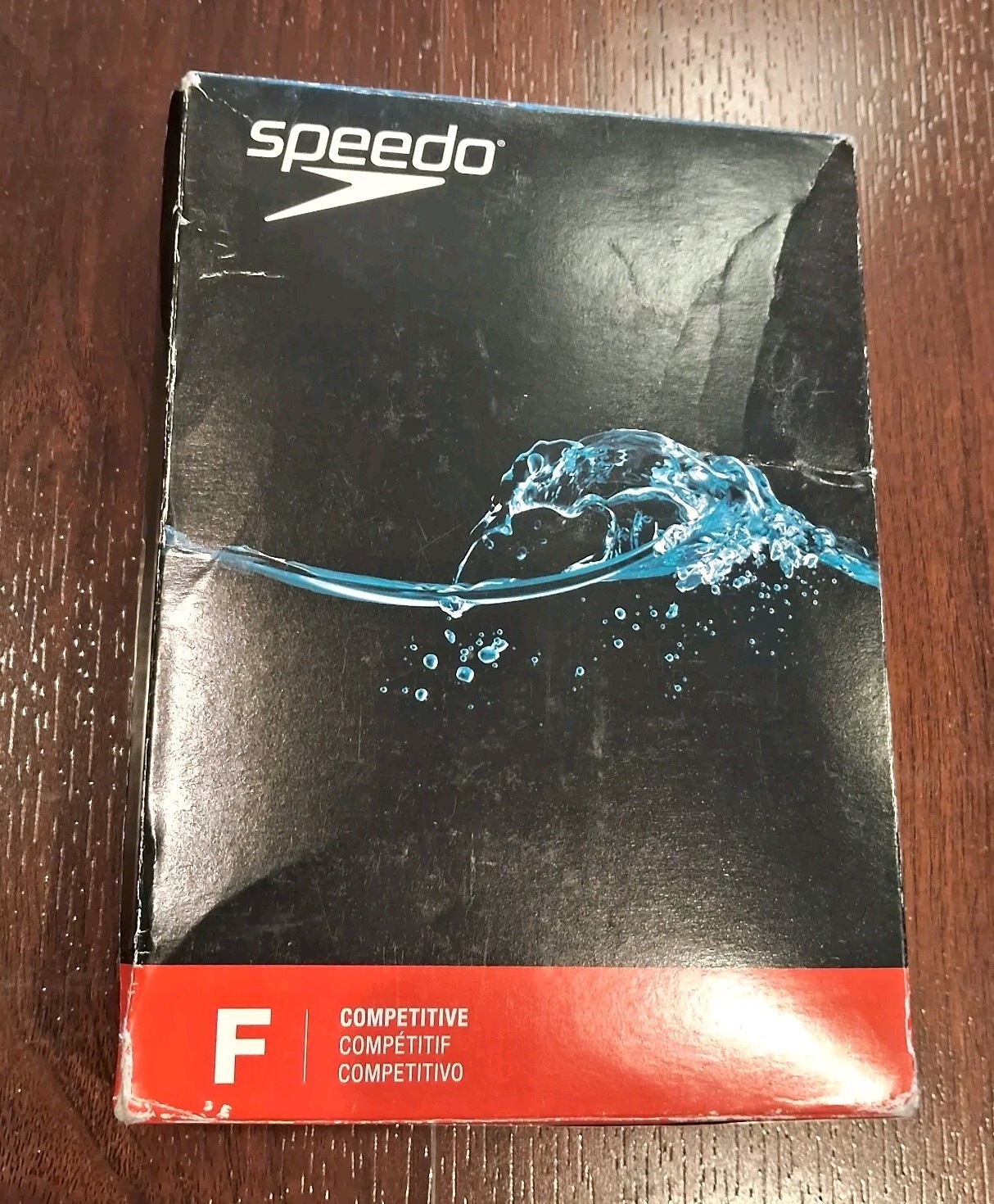 NIB Women’s Competitive Speedo FL Splice Crossback A Size 8|34 Black/Red 972