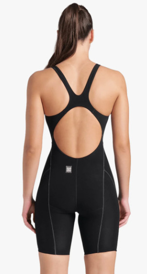 Arena Women’s Powerskin Impulso Open Back Tech Suit Swimsuit – Black Teal / 24