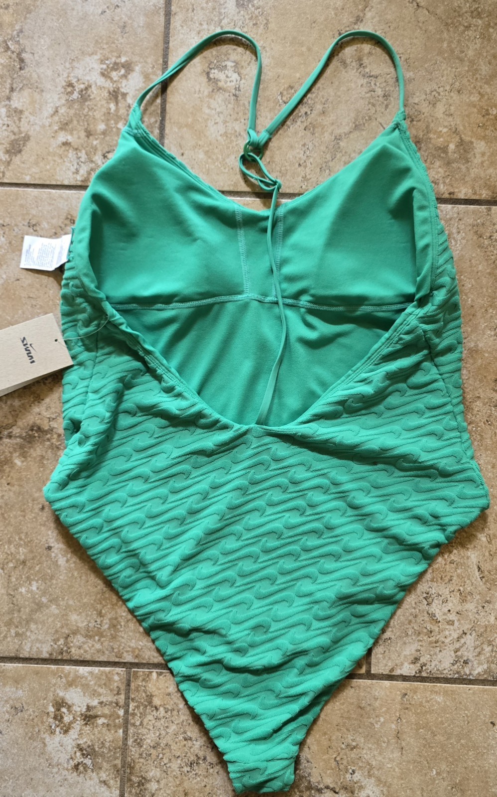 Nike Swoosh Link Terry Y-Back One Piece Swimsuit. Women’s Size XL. New.