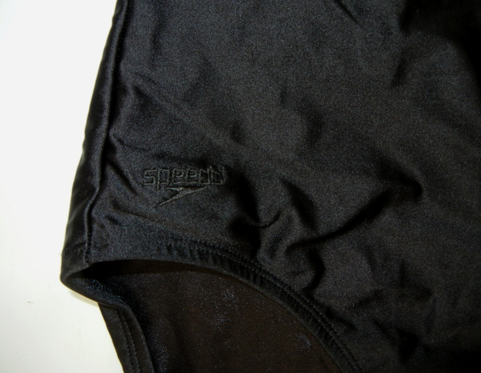 SPEEDO Black Nylon/Spandex ONE-PIECE SWIM-SUIT Racing Beach Pool Spa Women’s 6