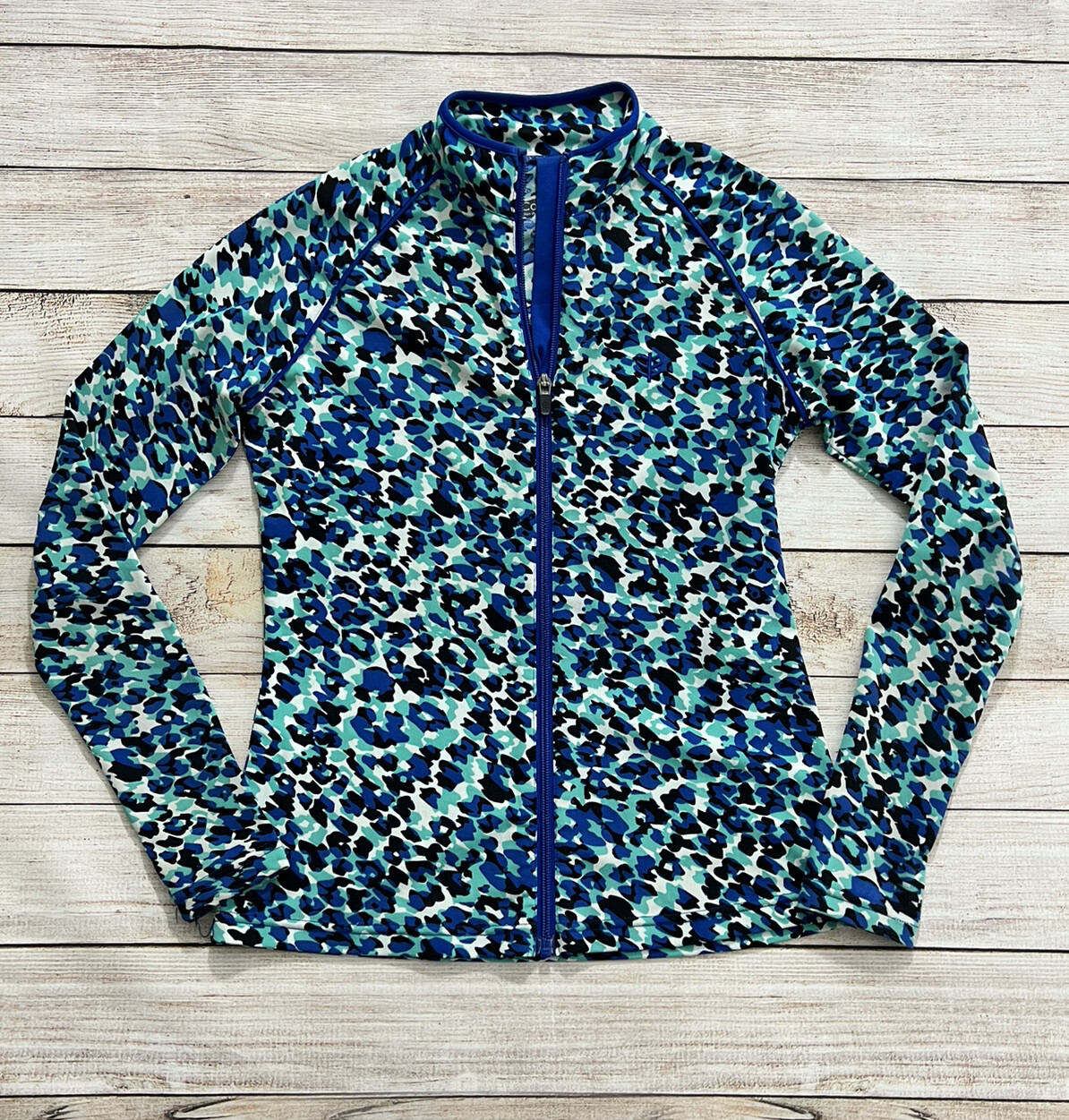 Coolibar UPF 50 Plus Women’s Long Sleeve Shirt Zip Up Swim Size XS