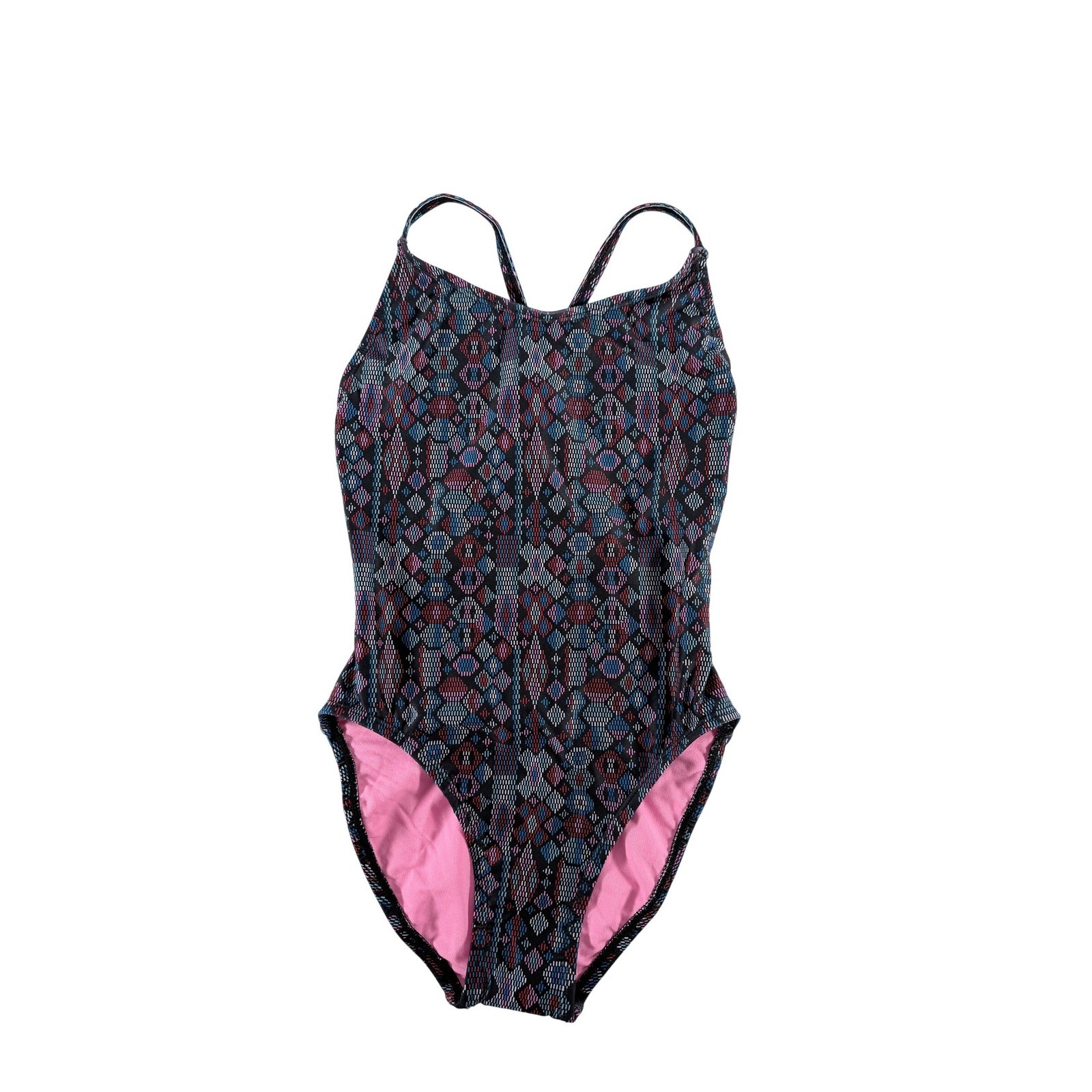 Dolfin Uglies Women’s Size 30 XS One Piece Swimsuit Geometric Diamond NWT