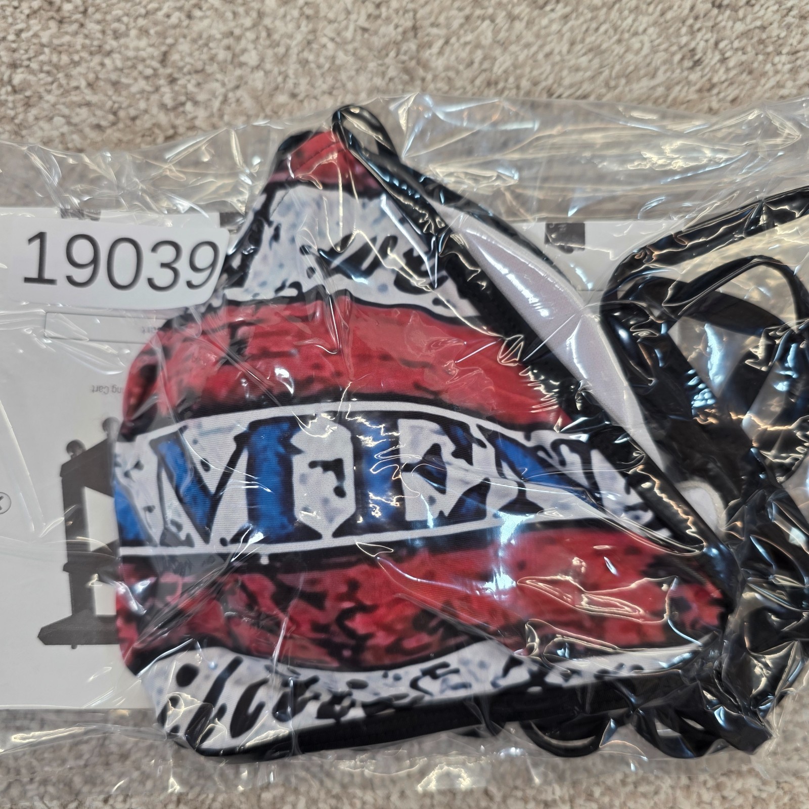 Womens 2nd Amendment Halter Bikini Top with Adjustable Ties Large Padded
