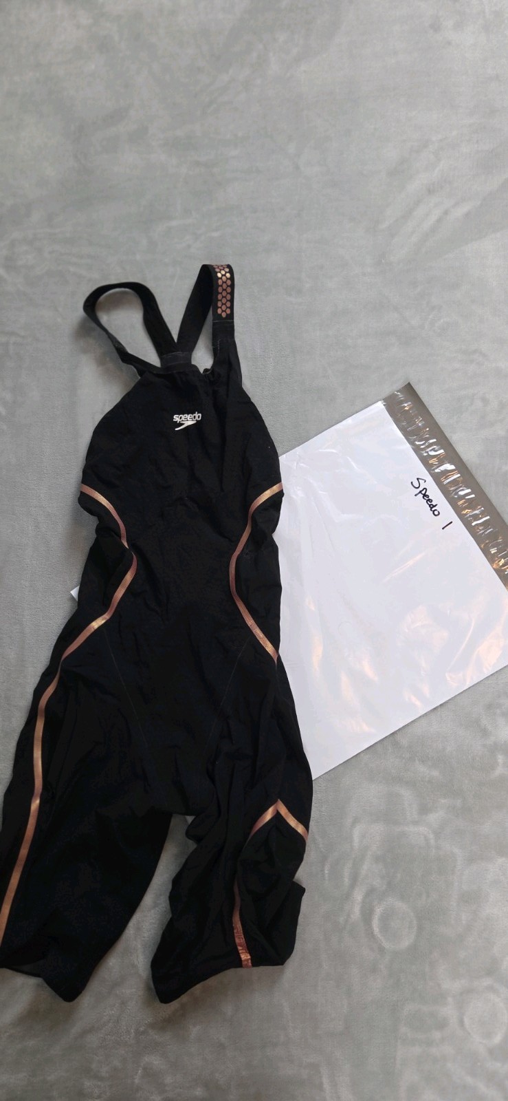 Speedo Women’s Fastskin LZR Pure Intent open back Kneeskin Tech Suit Sz 23 flaw*