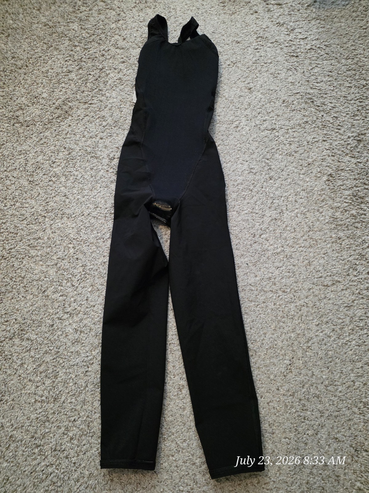 Dolfin Platinum 2 Pro FINA Approved Fullbody Kneeskin Swimsuit Size 28 Black