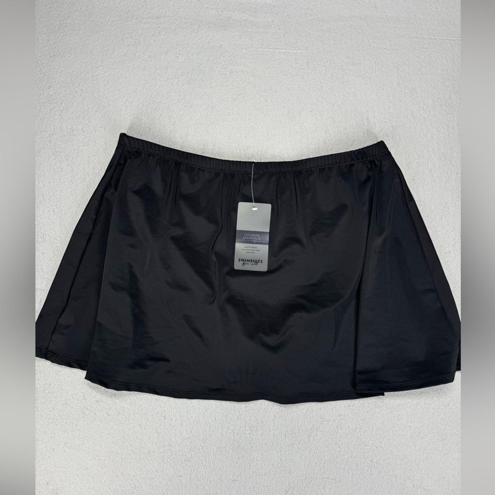 Swimsuits For All Black Modest Swim Skirt 16 (runs smaller 14)