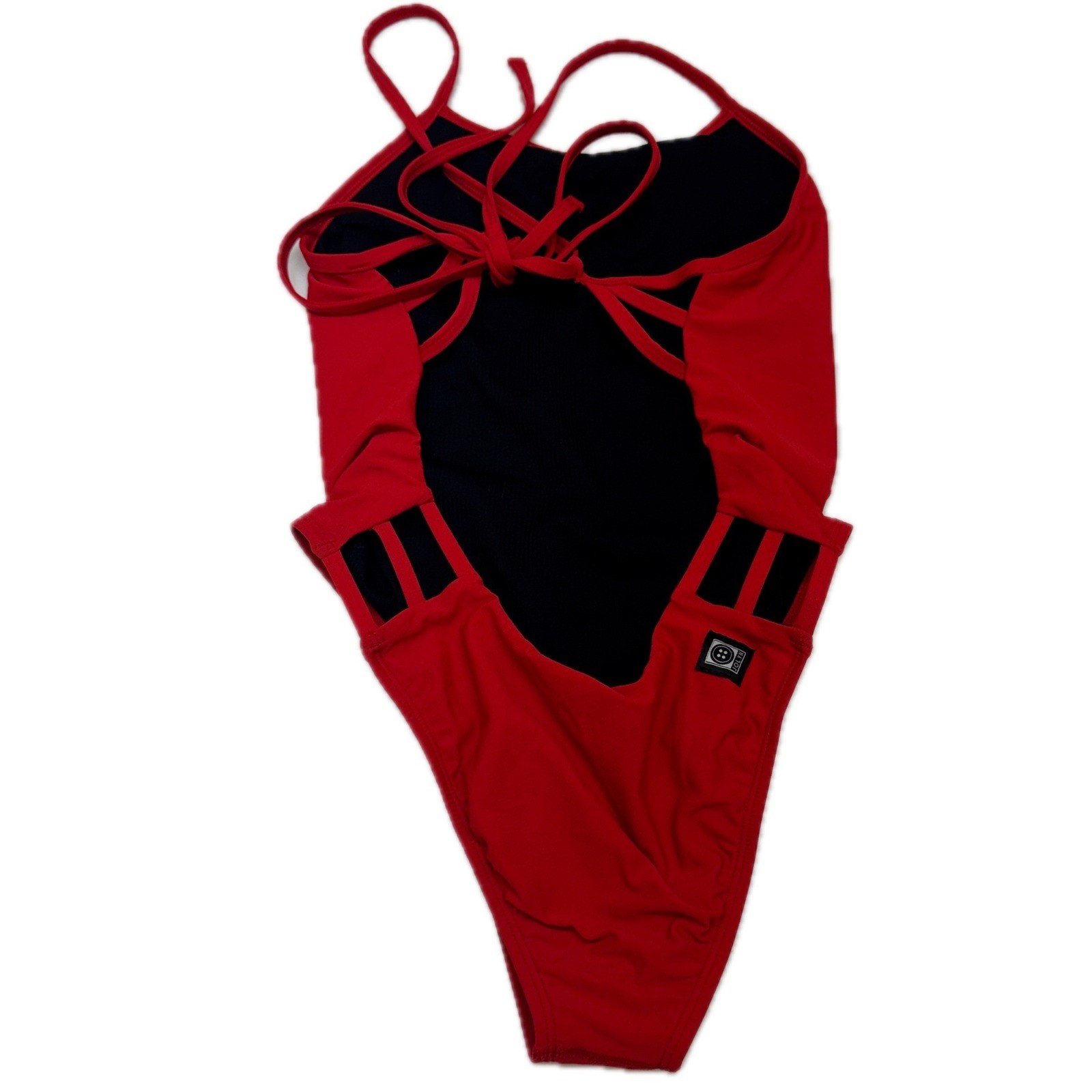 Jolyn Swimsuit Womens 34 Red Soren 2 One Piece Athletic Swim Training