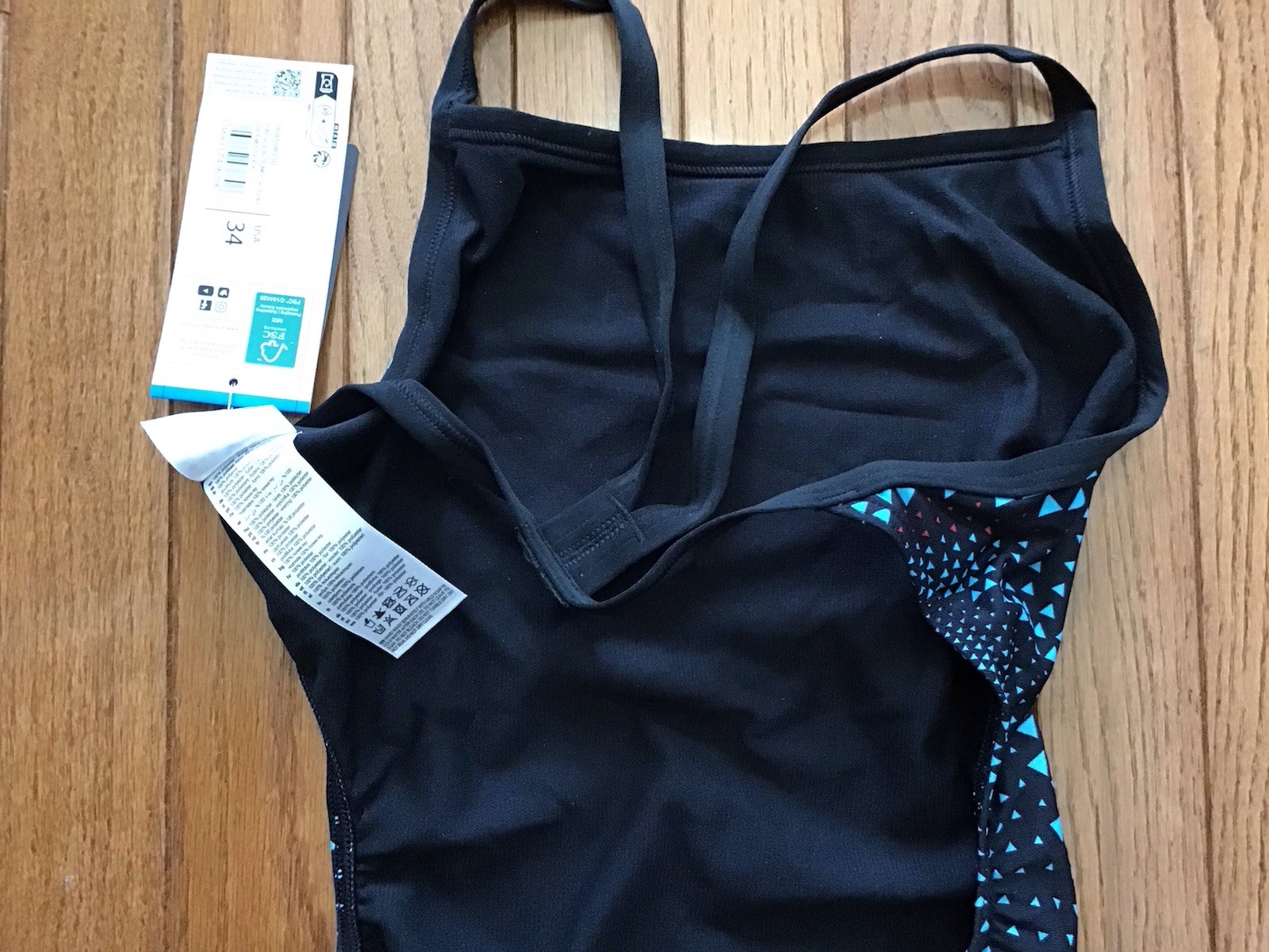 New Arena Fireflow Challenge Back Swimsuit Women Size 34 Black Racerback (T6-17)