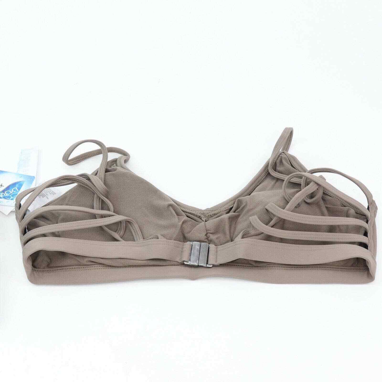 Oceanic O’neill Women’s 365 Hybrid Voyage Top Bikini Swimsuit, Taupe, X-Large