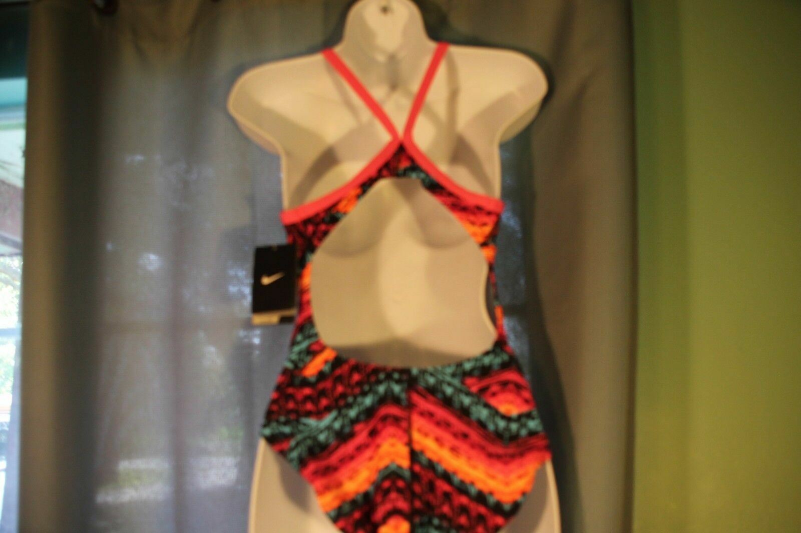 NWT Women’s Nike Electric Rio Lingerie Tank Competitive Swim Suit (36/ wms 10)