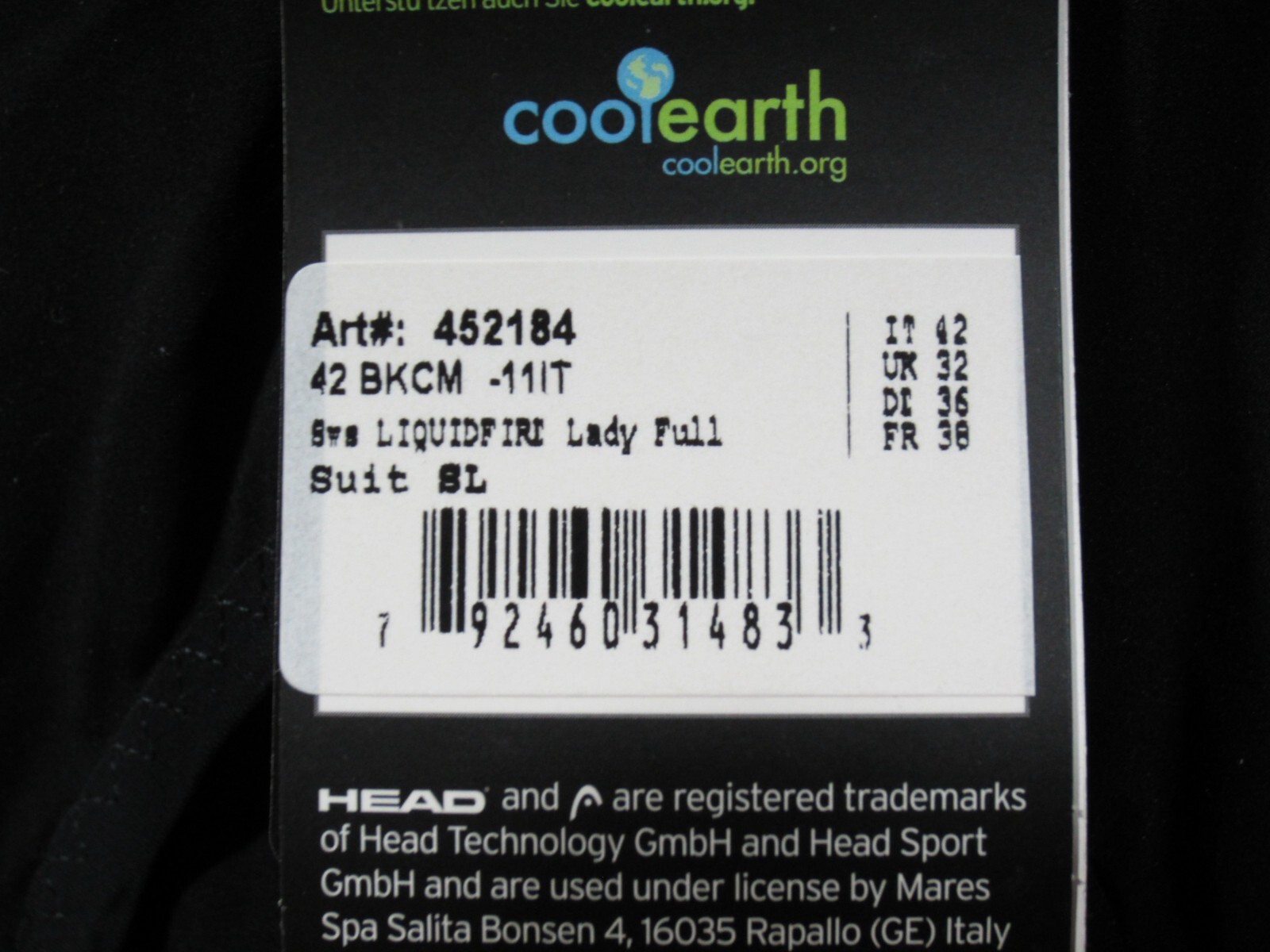 NEW Head Women’s XS Liquidfire Act Full Suit SL Sleeveless Open Water Swim Race