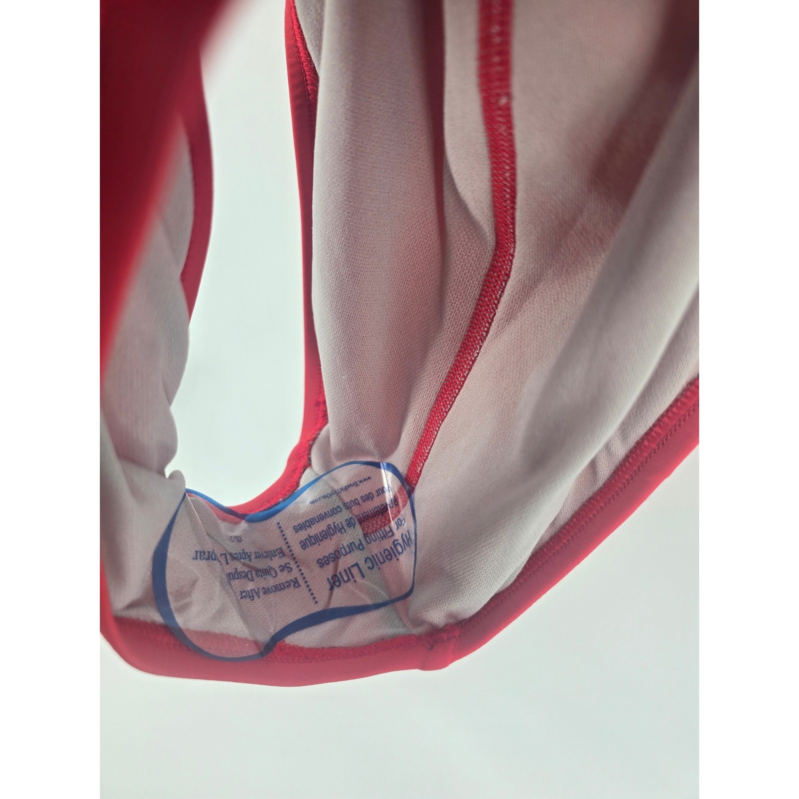 Speedo One Piece Swimsuit Womens 26 Red Blue Colorblock Flyback Strappy Training