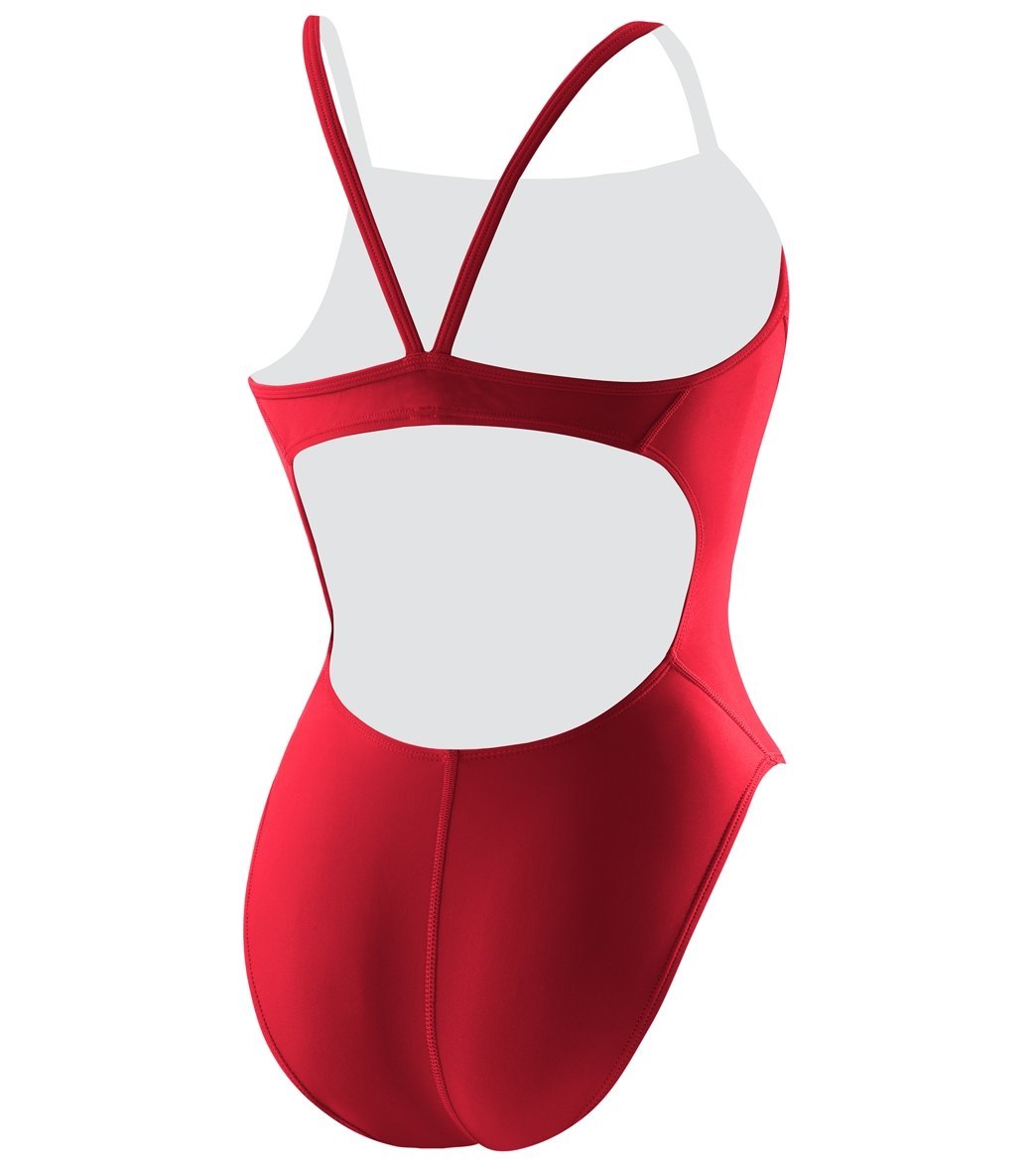 SPEEDO Women’s PowerFLEX Eco Revolve Splice Energy Back One Piece Swimsuit