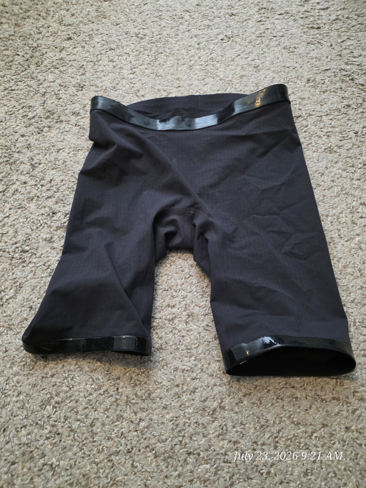 Arena Carbon Duo BOTTOM Only Gray Tech Suit Swimsuit Kneeskin Size 28