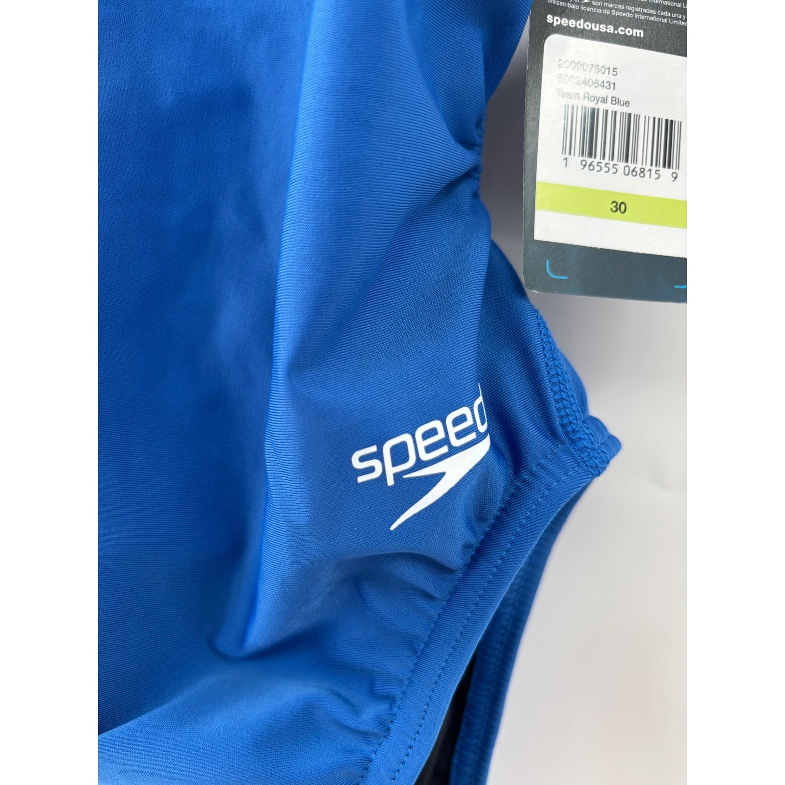 Speedo Pro LT One Piece Swimsuit Womens 30 Royal Blue Training Racerback