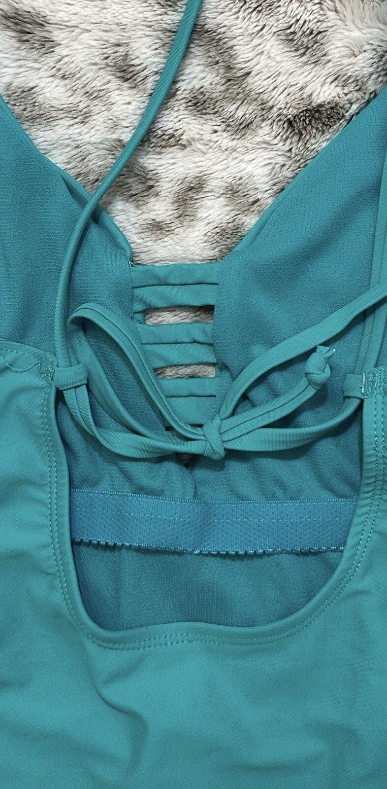 Endless Sun Swimsuit Women Medium Strechy Sexy Turquoise Used