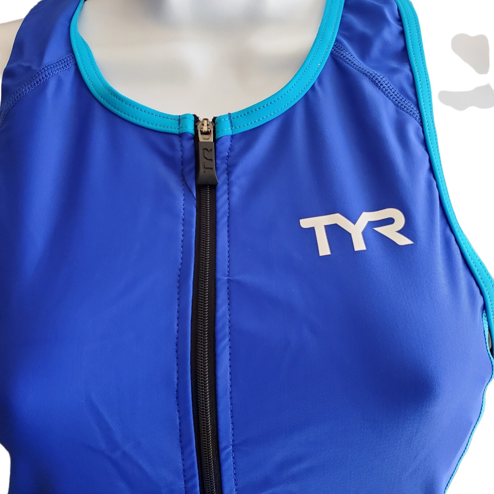 XS TYR Compression Webbing Triathlete Tank Rear Pockets Swim Mens XS MSRP $60