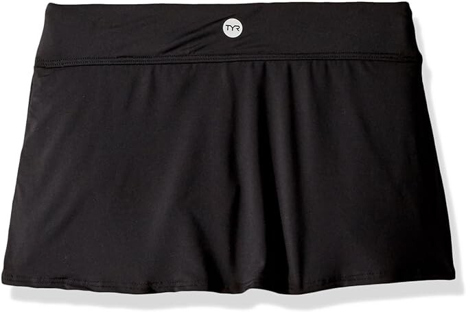 TYR Women’s Black Solid Della Skort Size Medium