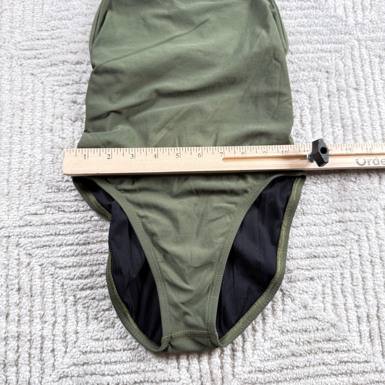 Jolyn Chevy Swimsuit Women’s 26 Olive Green Training One Piece Competitive Swim