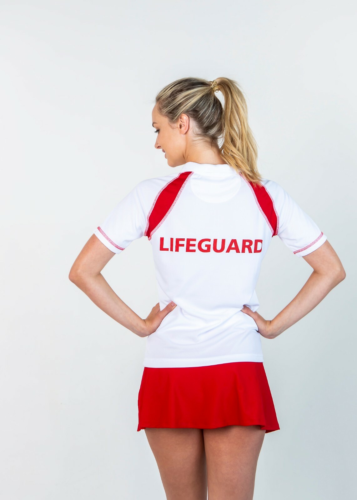 FREE SHIPPING – Designer lifeguard dry-fit mircro-fiber polo with UV protection