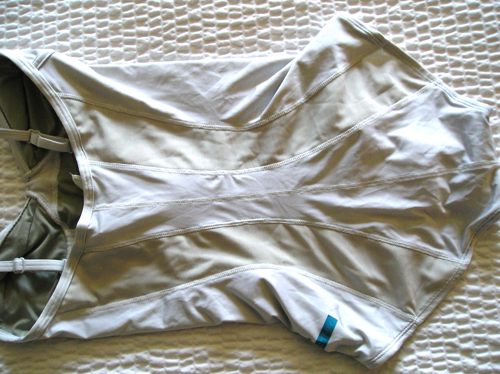 Adidas VINTAGE Stella McCartney Swim Suit 1 Piece Top-Pant Bottom Bikini sz 28″