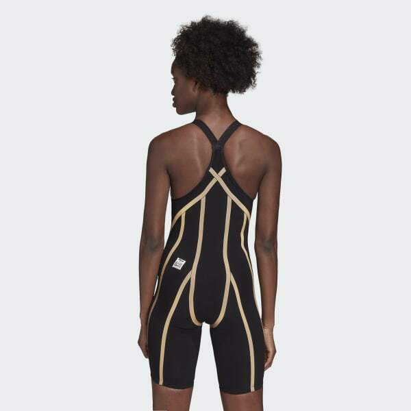 $450 Adidas Adizero XX Closed Back Swim Suit Speed Skin Knee FINA Women’s 24″