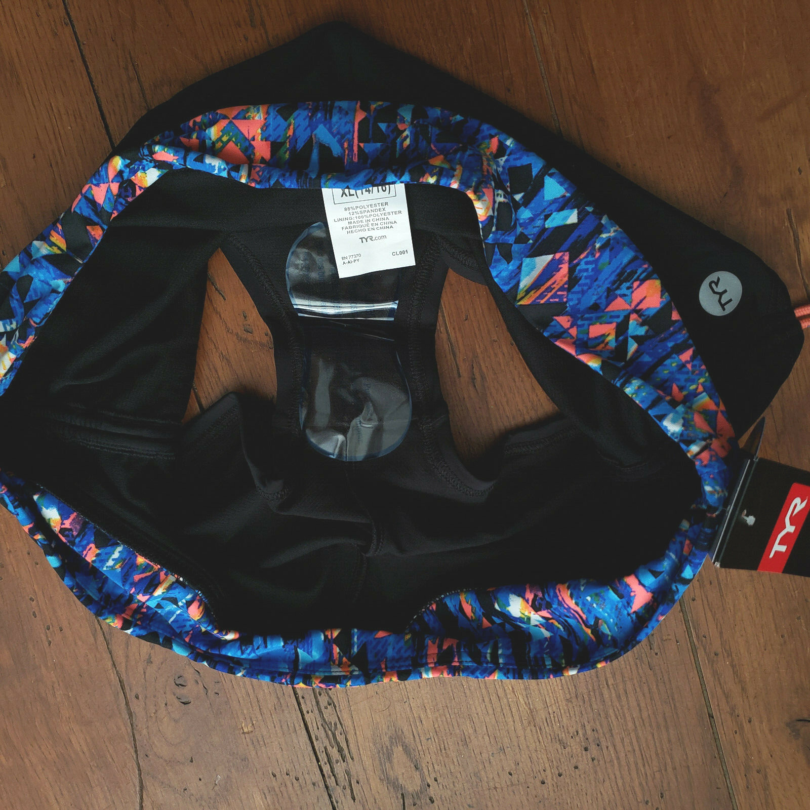 TYR Boyshort Women L/XL Watersport Swim Workout Rowing Paddling Kayaking Surfing