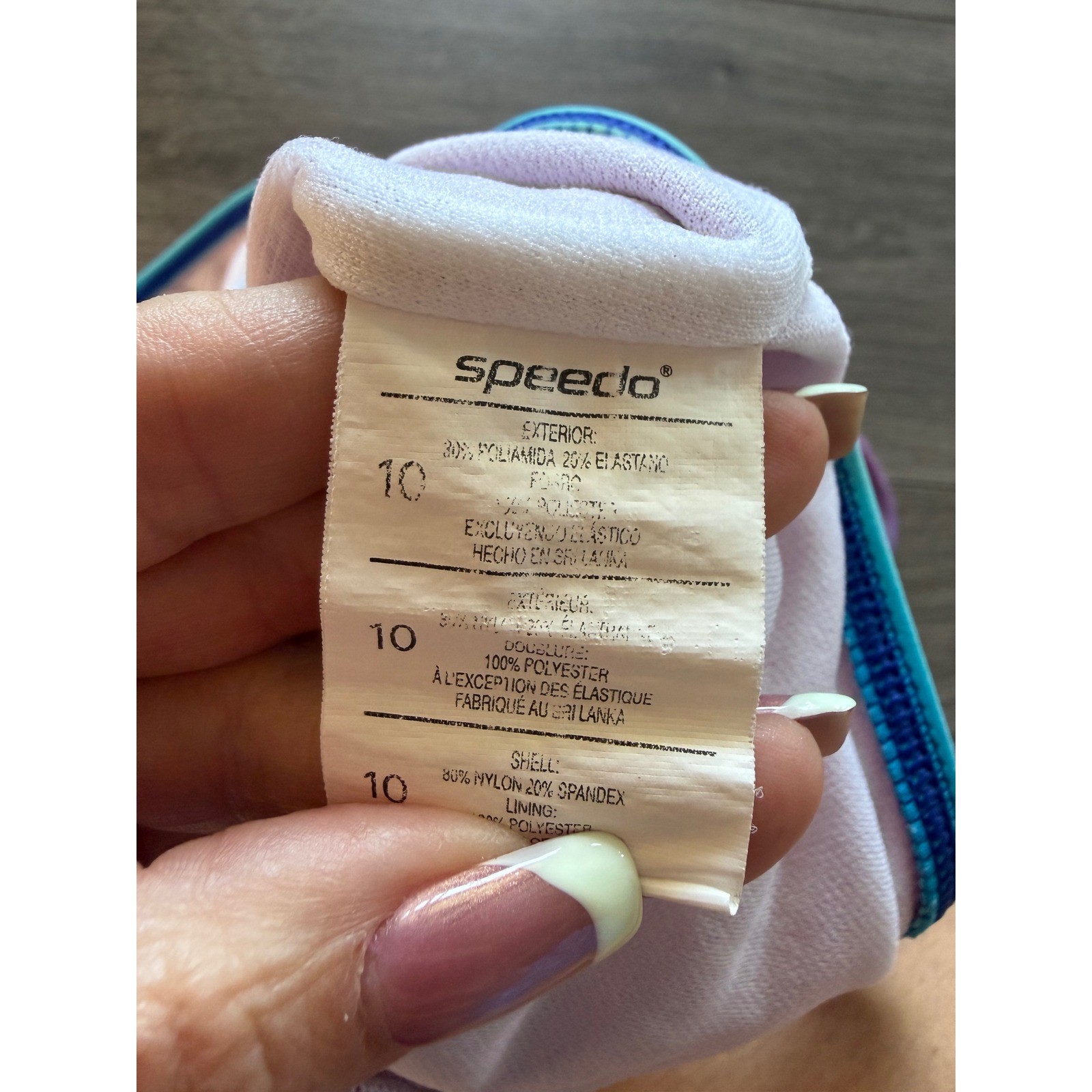Speedo One Piece Swimsuit 10 Pink Racerback Athletic Swim